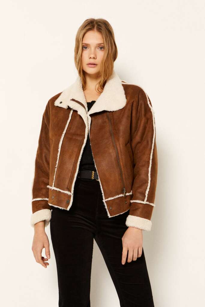 chaqueta doble faz cortefiel