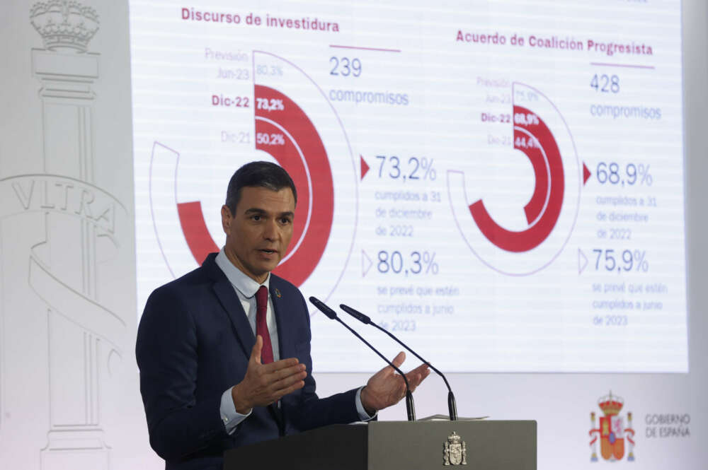 El presidente del Gobierno, Pedro Sánchez. EFE/ Juan Carlos Hidalgo