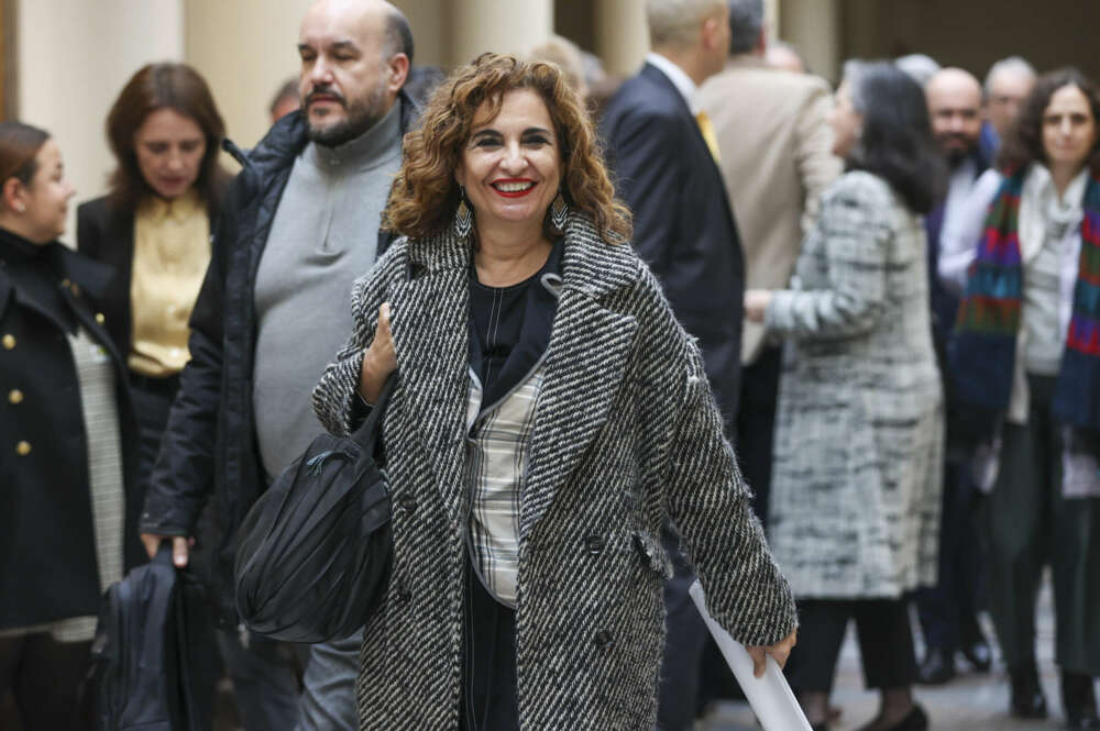 La ministra de Hacienda, María Jesús Montero. EFE/ Kiko Huesca