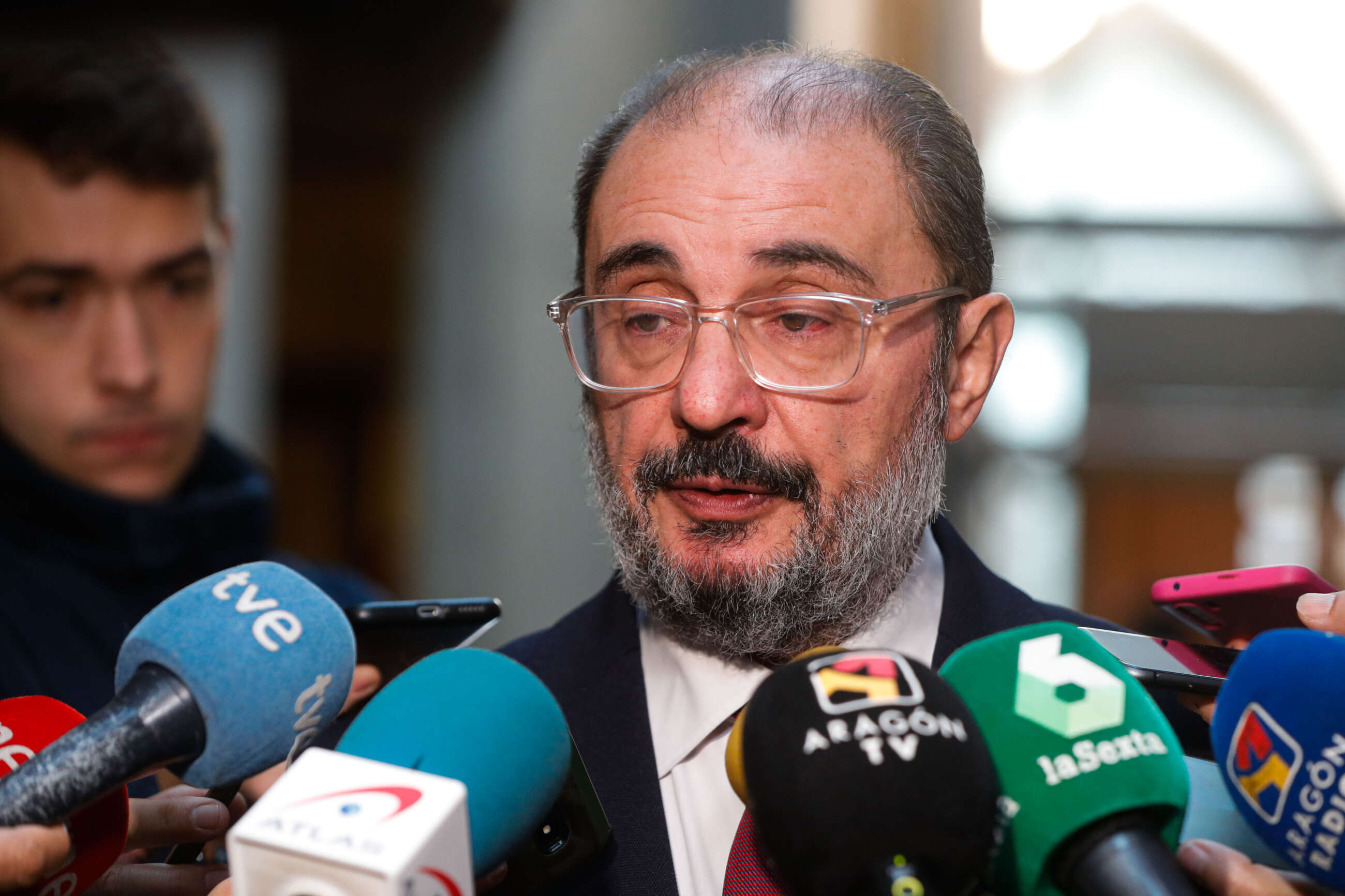 El presidente del Gobierno de Aragón, Javier Lambán. EFE/ Javier Cebollada