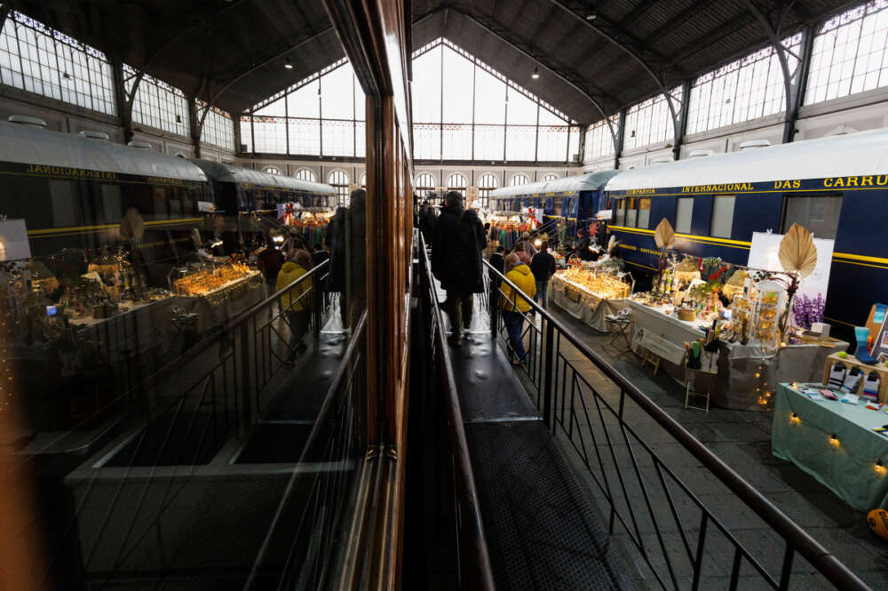 Presentación de "España a un Clic", la nueva tienda en amazon.es con productos hechos por pequeñas y medianas empresas españolas que venden a través de Amazon, este viernes en el Museo del Ferrocarril de Madrid. EFE/Sergio Pérez