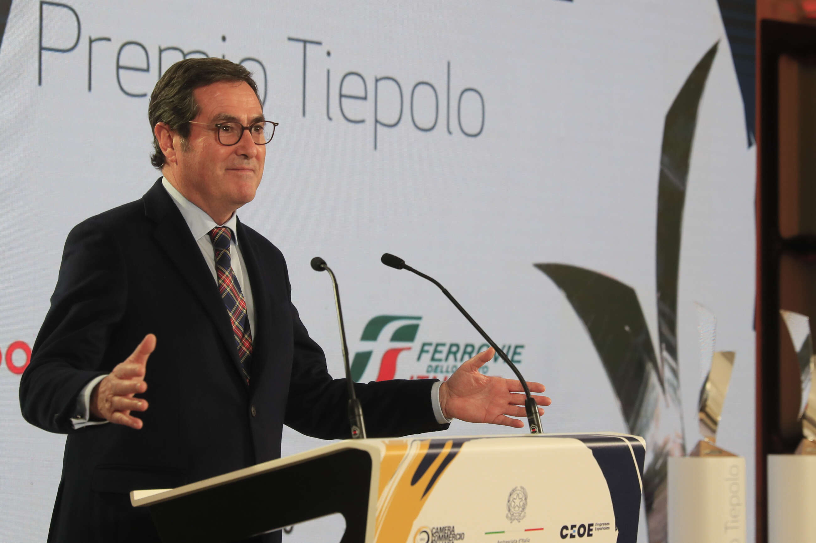 El presidente de la CEOE, Antonio Garamendi. EFE/ Fernando Alvarado