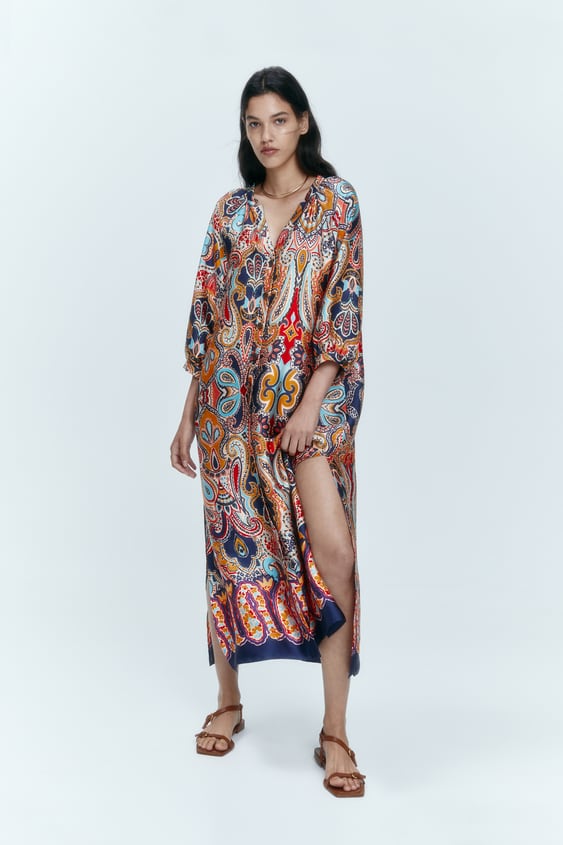Vestido túnica Zara