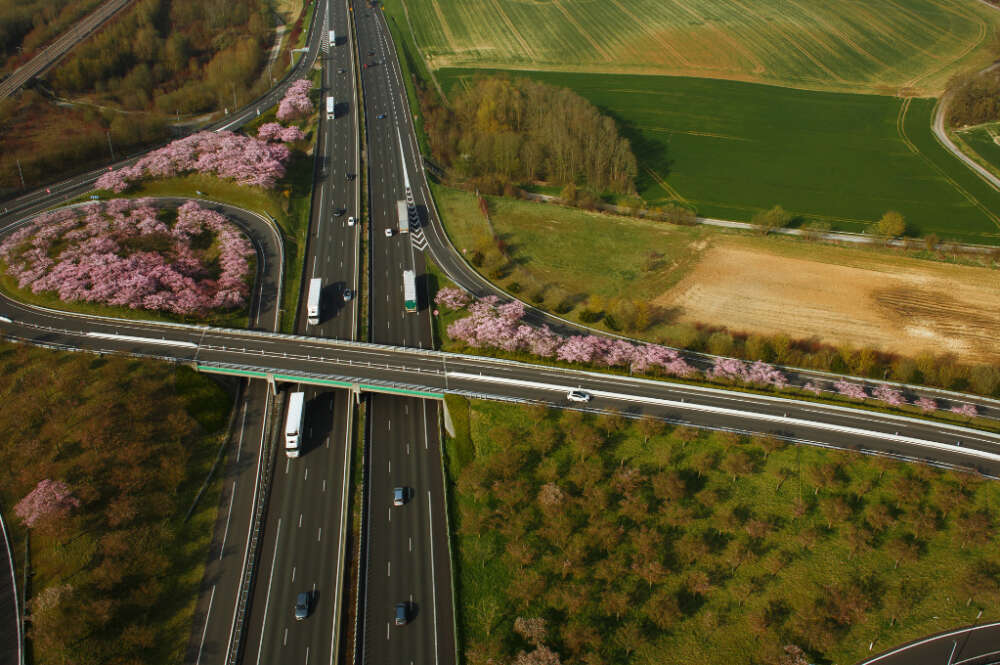 Una autopista gestionada por Abertis.