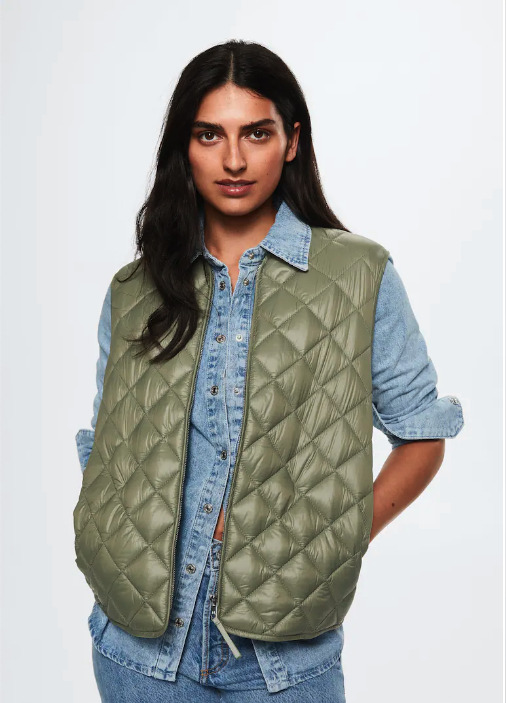 Chaleco acolchado Mango