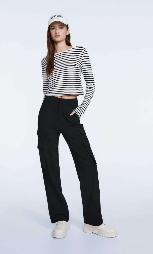 pantalón básico Stradivarius