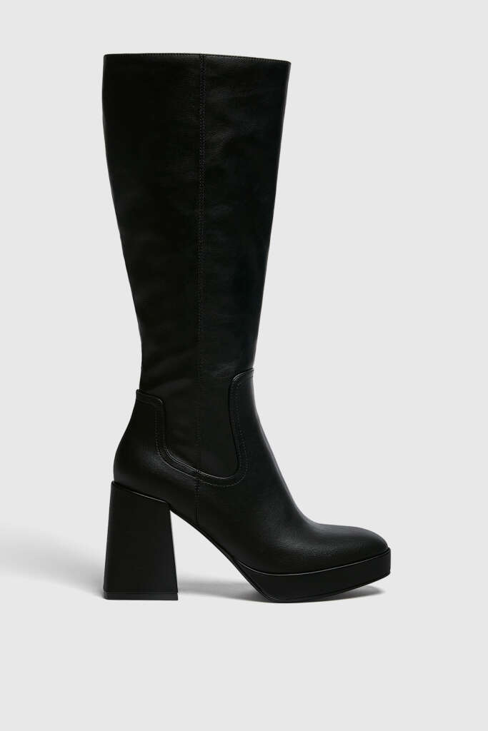 botas tacón pull&bear