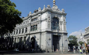 Sede del Banco de España en Madrid. Letras del Tesoro