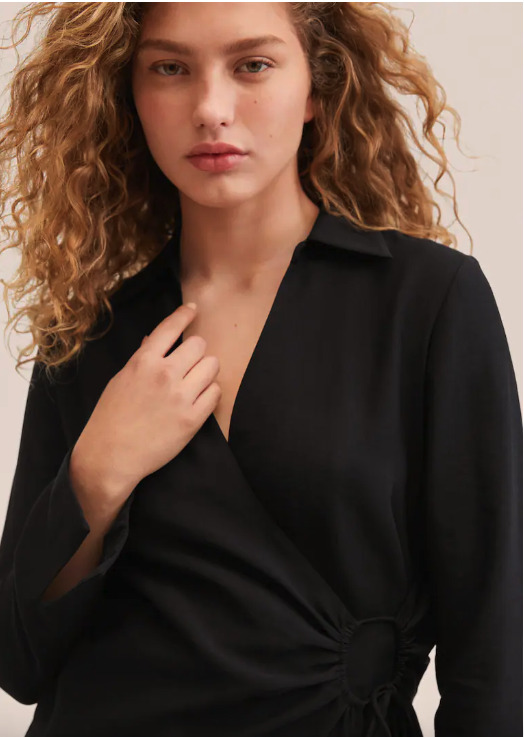 vestido camisero Mango Outlet