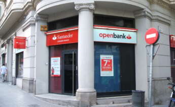 Una sede de Openbank en Barcelona.