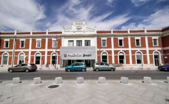 Estación de Adif de Palencia. Foto: Emilio J. Rodríguez Posada.