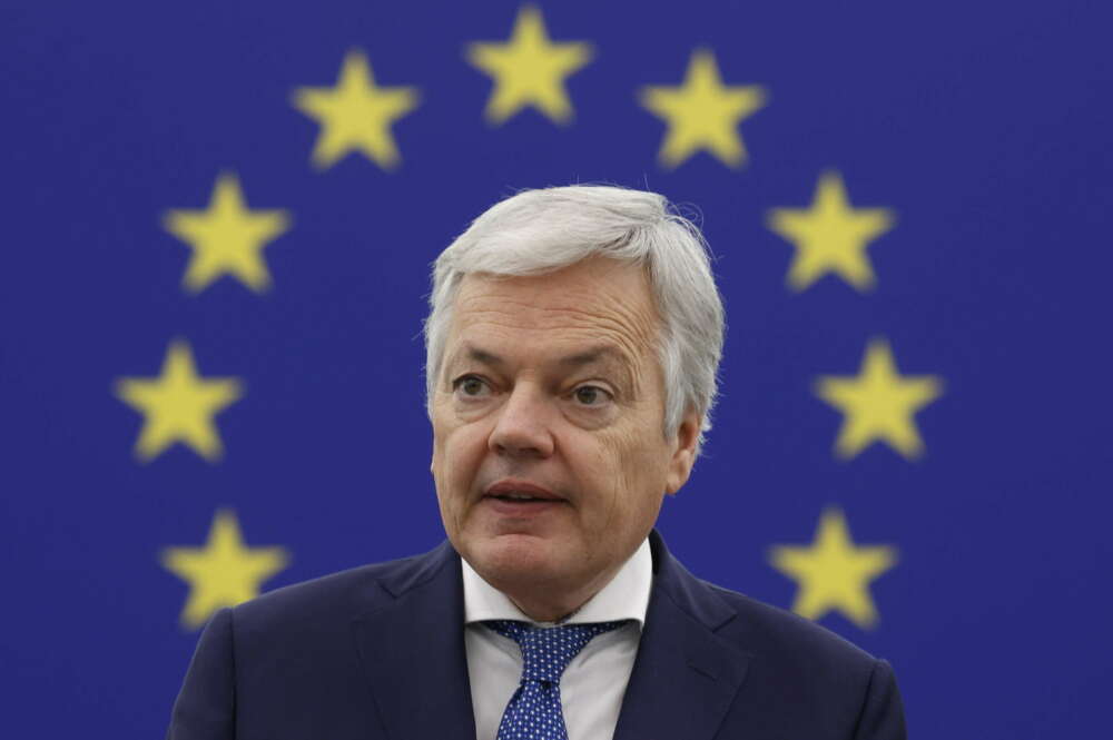 El comisario de Justicia, Didier Reynders. EFE/EPA/JULIEN WARNAND