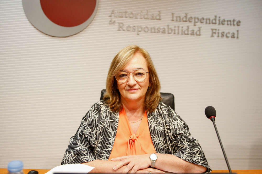 La presidenta de la AiReF, Cristina Herrero. EFE/Víctor Casado