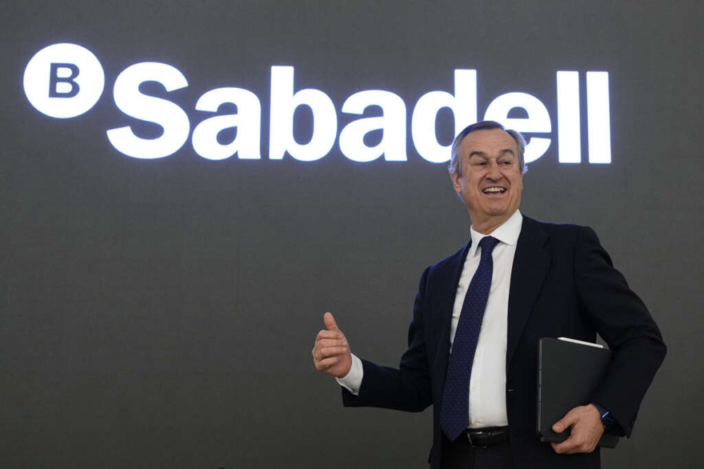 César González Bueno, consejero delegado de Banco Sabadell. EFE