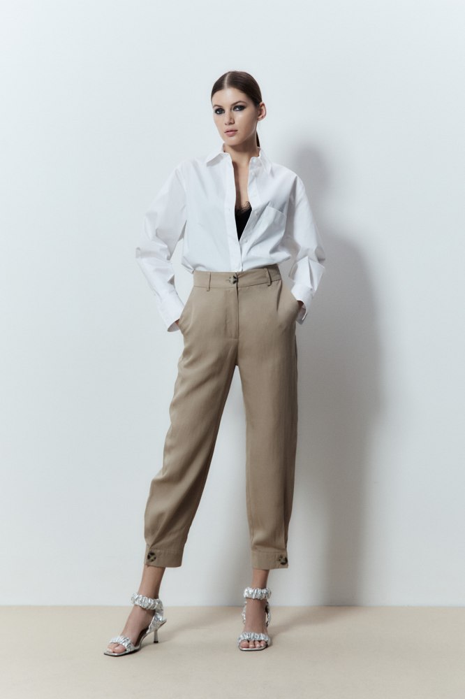 pantalon fluido puño sfera