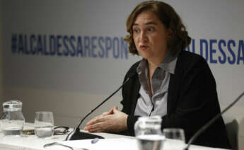 La alcaldesa de Barcelona y líder de Barcelona en Comú, Ada Colau. EFE/ Toni Albir