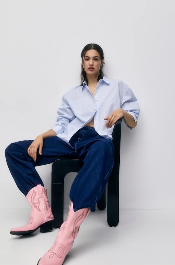 Bota cowboy Pull&Bear