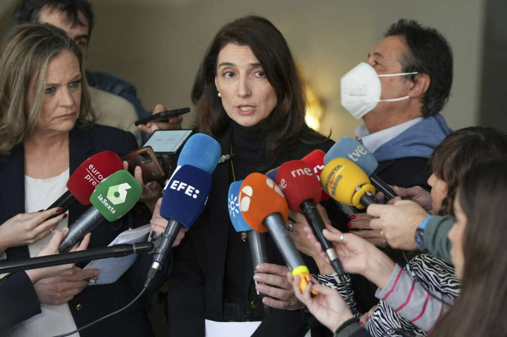La ministra de Justicia, Pilar Llop. EFE/ Borja Sánchez Trillo