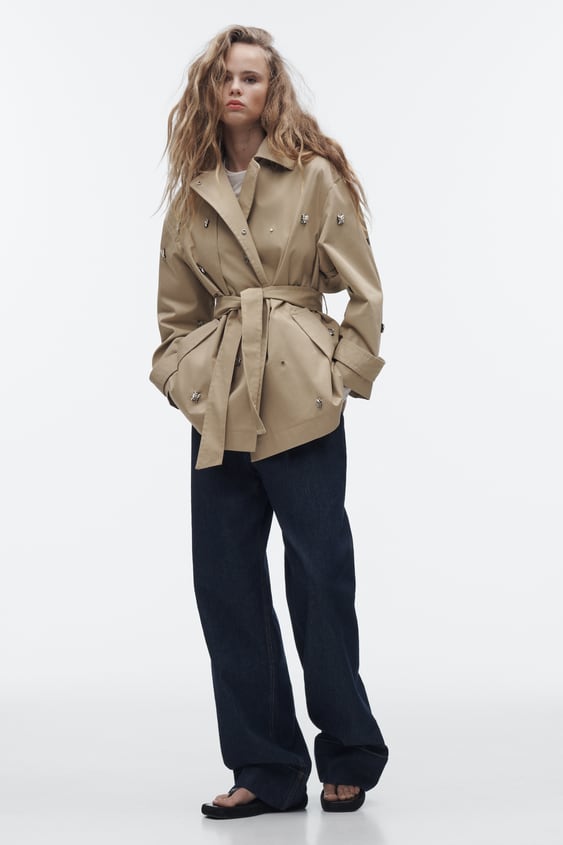 trench joya zara