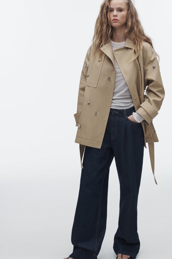 trench joya zara