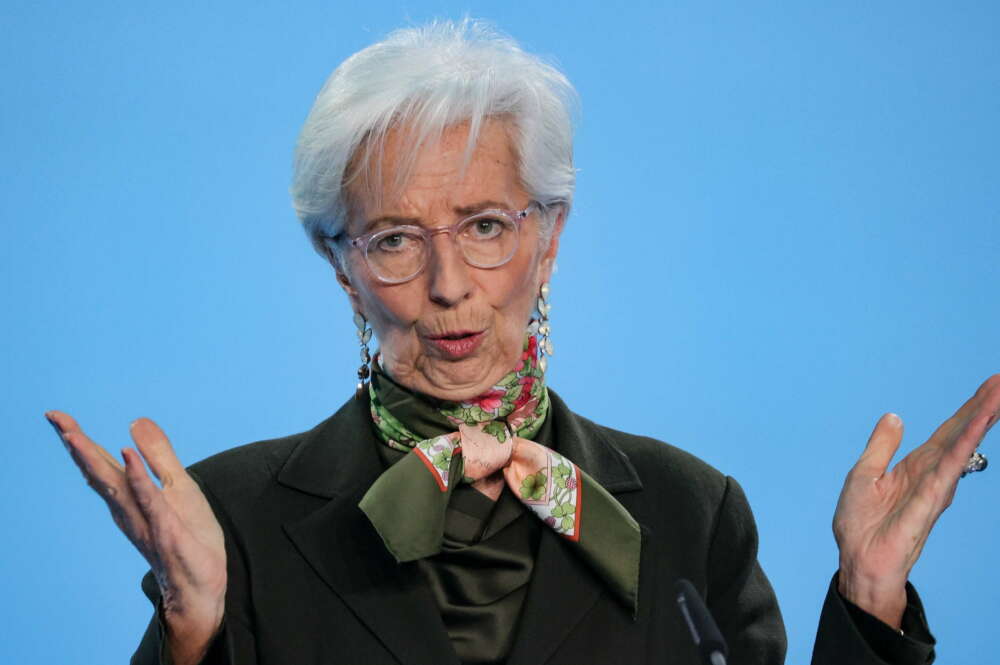 La presidenta del BCE, Christine Lagarde. EFE/EPA/FRIEDEMANN VOGEL