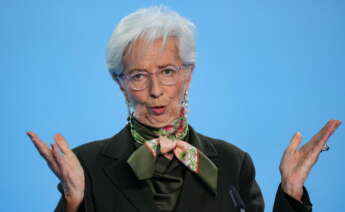 La presidenta del BCE, Christine Lagarde. EFE/EPA/FRIEDEMANN VOGEL