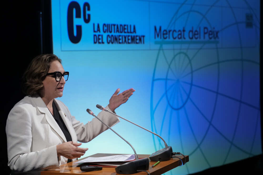 La alcaldesa de Barcelona, Ada Colau. EFE/ Alejandro García