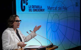 La alcaldesa de Barcelona, Ada Colau. EFE/ Alejandro García