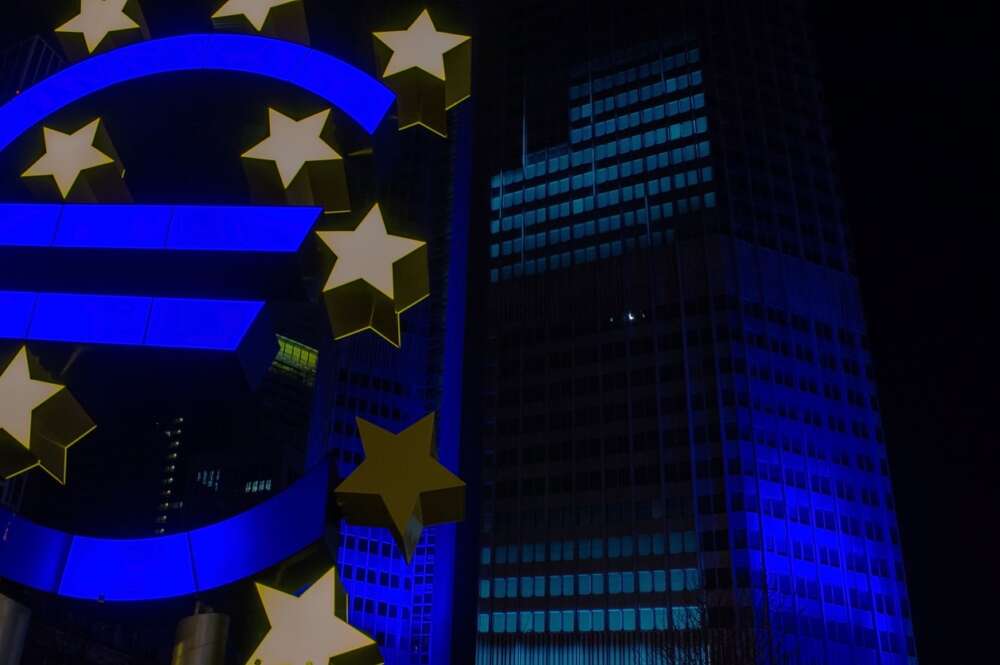 Fachada del Banco Central Europeo, en Fráncfort. Foto: Pixabay.