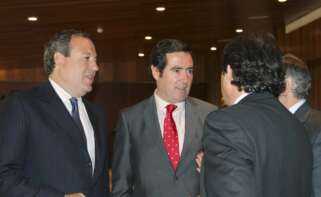 Jesús Terciado y Antonio Garamendi, en 2011. / EFE