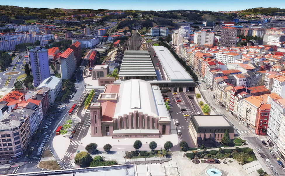 Proyecto de la estación intermodal de A Coruña