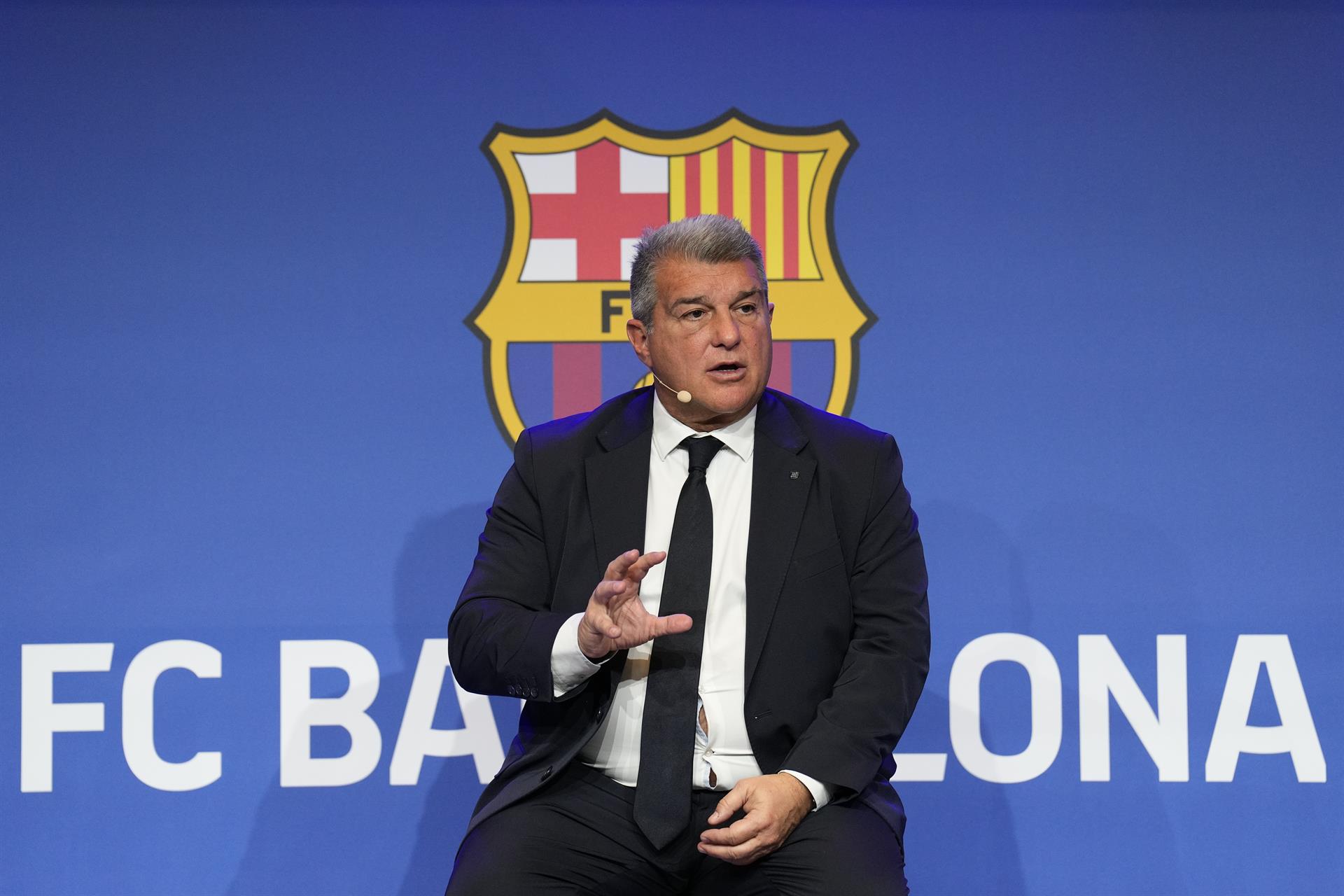 Joan Laporta, presidente del Barça. EFE