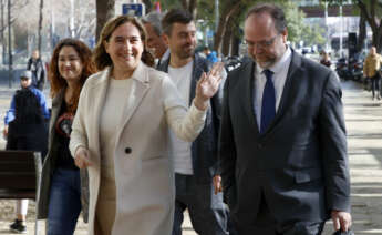La alcaldesa de Barcelona, Ada Colau. EFE/Toni Albir