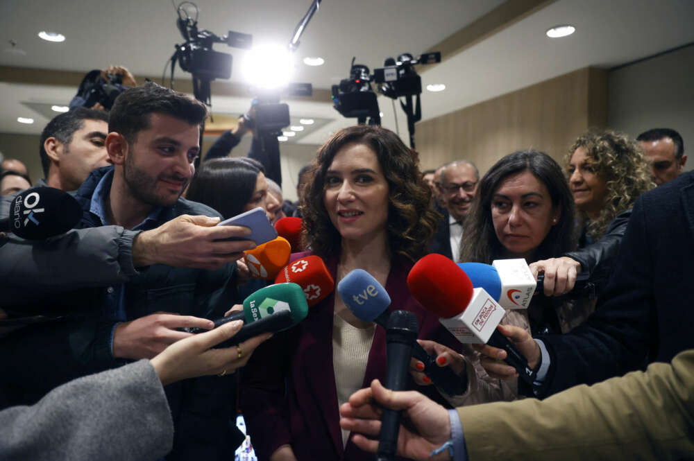 La presidenta de la Comunidad de Madrid, Isabel Díaz Ayuso. EFE/ Juan Carlos Hidalgo