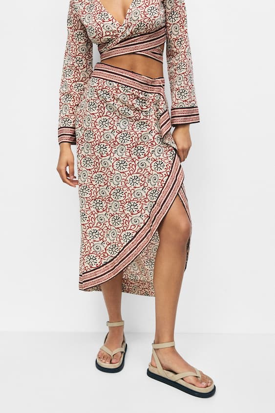 falda pareo Pull&Bear