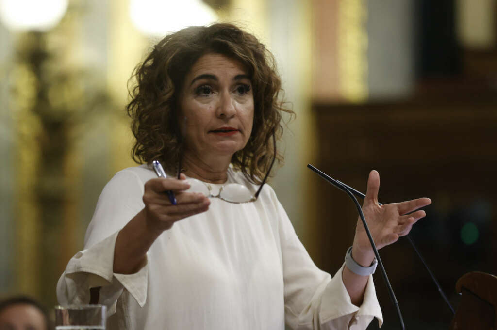 La ministra de Hacienda, María Jesús Montero. EFE/ Juan Carlos Hidalgo