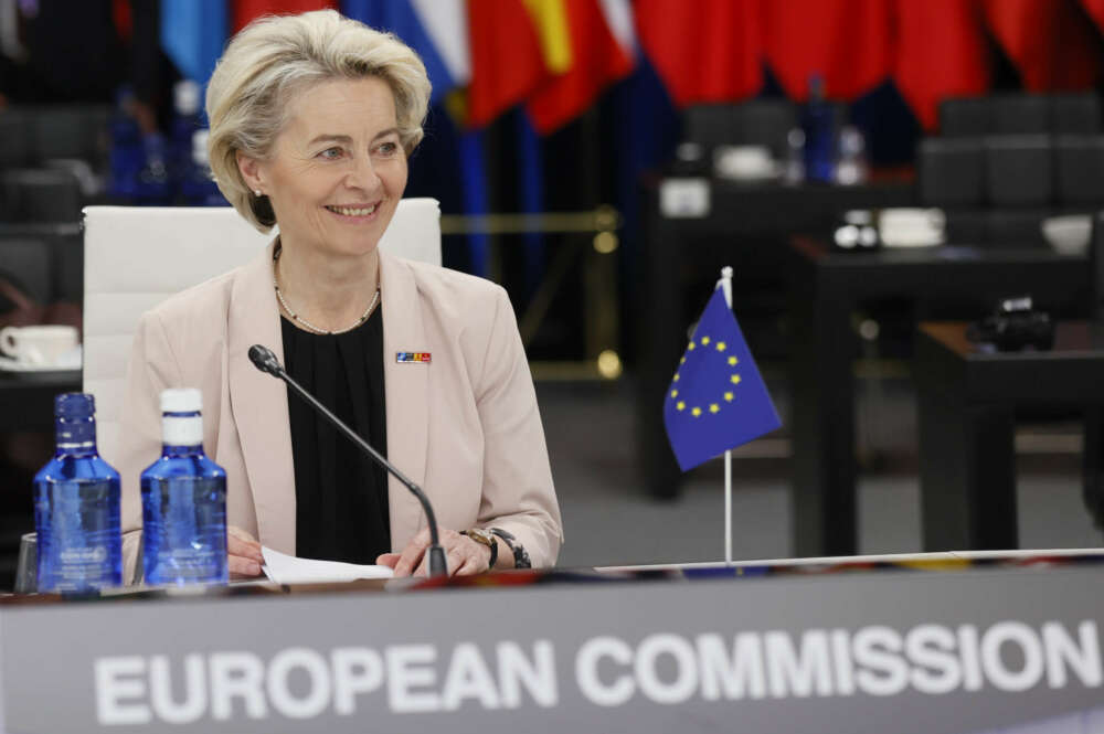 La presidenta de la Comisión Europea, Ursula von der Leyen. EFE/Lavandeira Jr