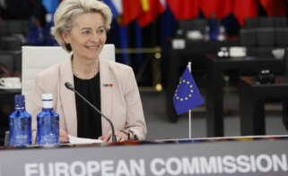La presidenta de la Comisión Europea, Ursula von der Leyen. EFE/Lavandeira Jr