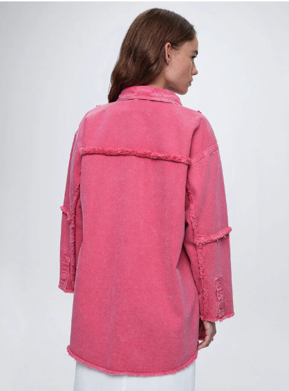 sobrecamisa rosa parfois