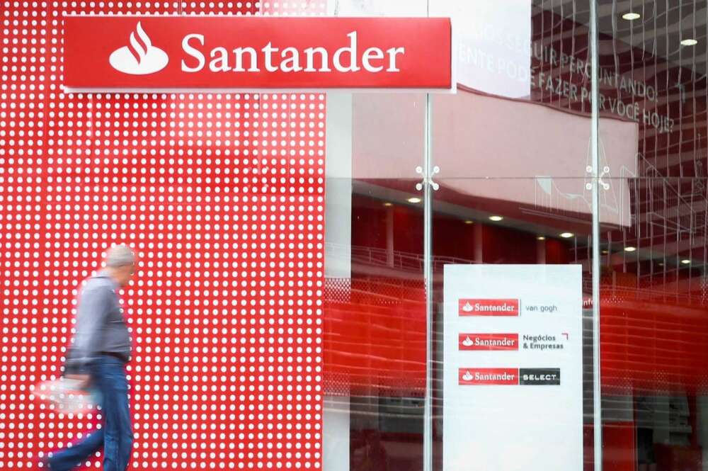 Una oficina de Banco Santander.