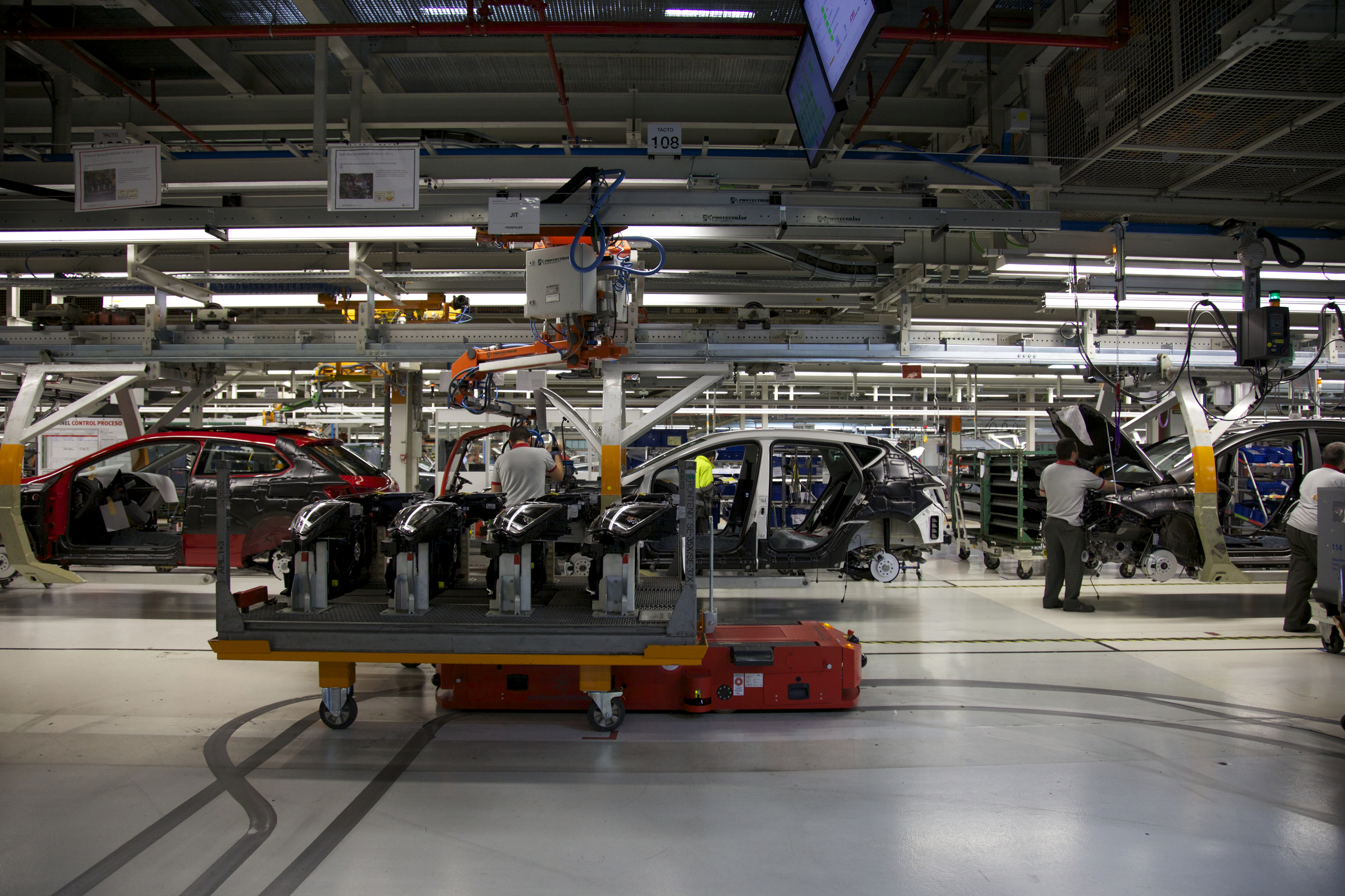 La fábrica de Seat en Martorell.