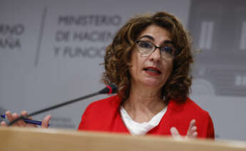 La ministra de Hacienda, María Jesús Montero. EFE/ Daniel González