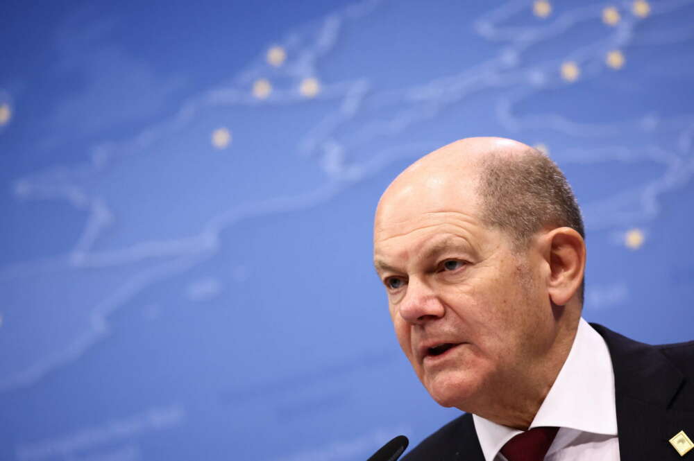 El canciller alemán, Olaf Scholz. EFE/EPA/STEPHANIE LECOCQ