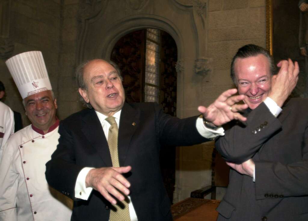 Josep Piqué con Jordi Pujol en Sant Jordi de 2003. EFE/J.M/Julián Martín
