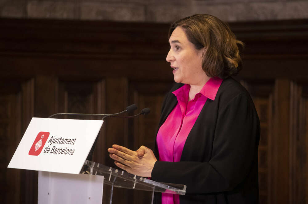 La alcaldesa de Barcelona, Ada Colau. EFE/Marta Pérez