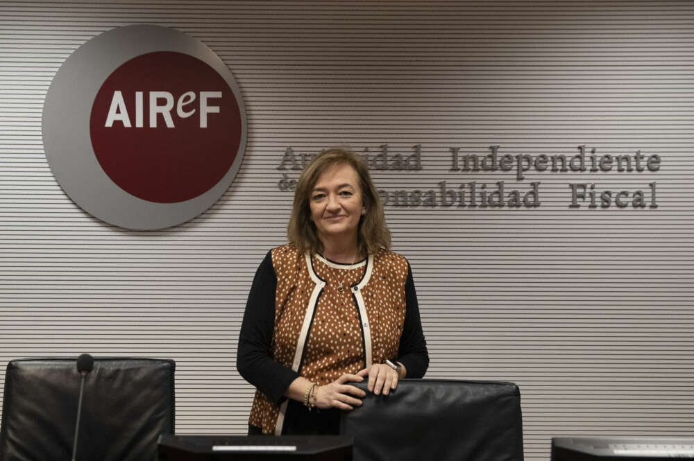 La presidenta Autoridad Independiente de Responsabilidad Fiscal (AIReF), Cristina Herrero. EFE/J.P. Gandul