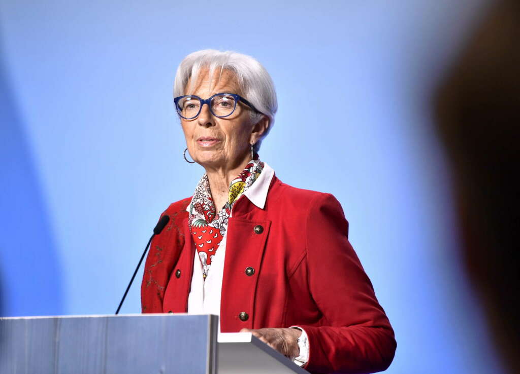 La presidenta del Banco Central Europeo (BCE), Christine Lagarde. EFE/EPA/CAISA RASMUSSEN SWEDEN OUT