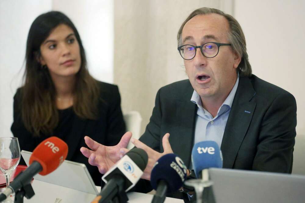 El consejero delegado de Iberia, Fernando Candela estará en el puesto entre julio y diciembre y en este tiempo el grupo buscará un sustituto. EFE/Cristóbal García