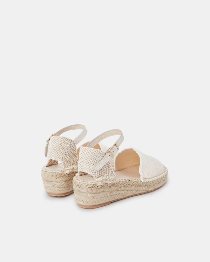 Las sandalias estilo alpargata con cuña de rafia de la colección de Coconut en El Corte Inglés