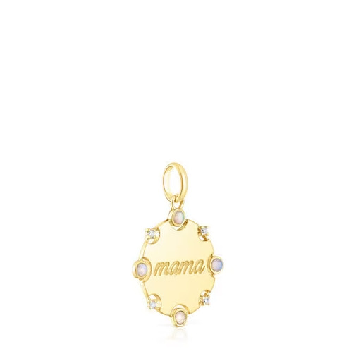 El colgante de oro con diamantes y ópalo de la colección de Tous del Día de la Madre